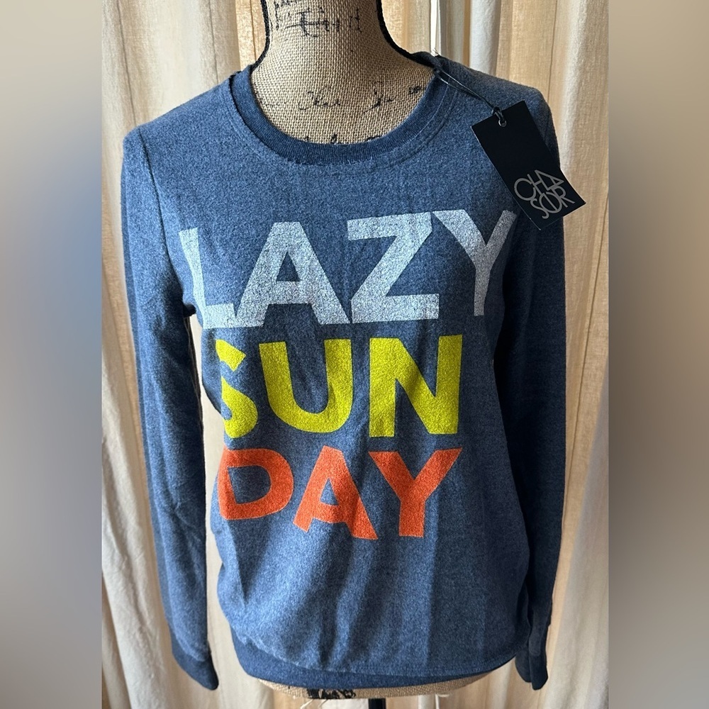 Chaser Lazy Sunday Sweatshirt NWT - Picture 3 of 11